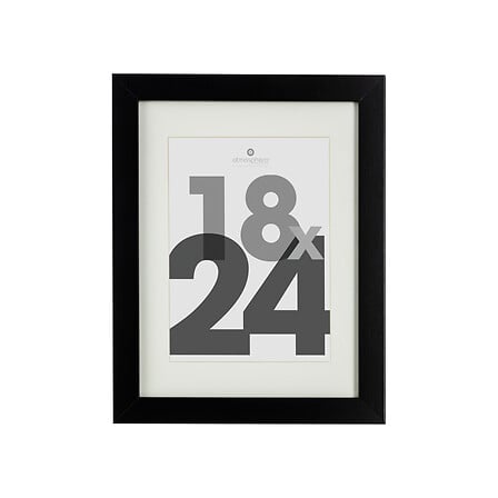 Cadre photo noir Eva 18x24 