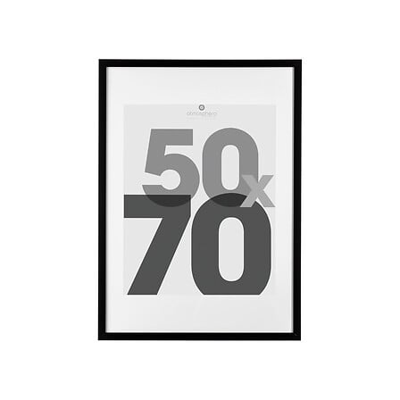 Eva black photo frame 50x70