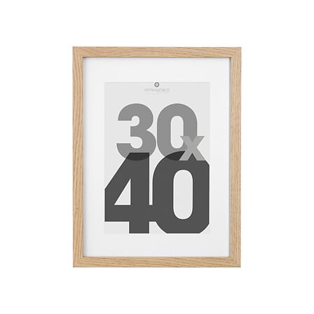 Cadre photo naturel Eva 30x40 