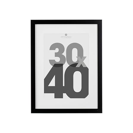 Eva black photo frame 30x40