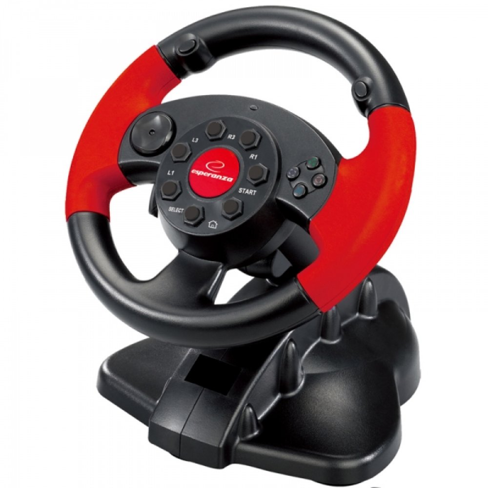 VOLANT AVEC PEDALES PC PSX PS2 PS3 OCTANE