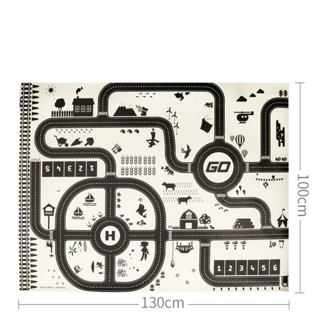 Playmat - Black and white