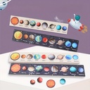 [UJA897 ZEN20] Solar system wooden puzzle