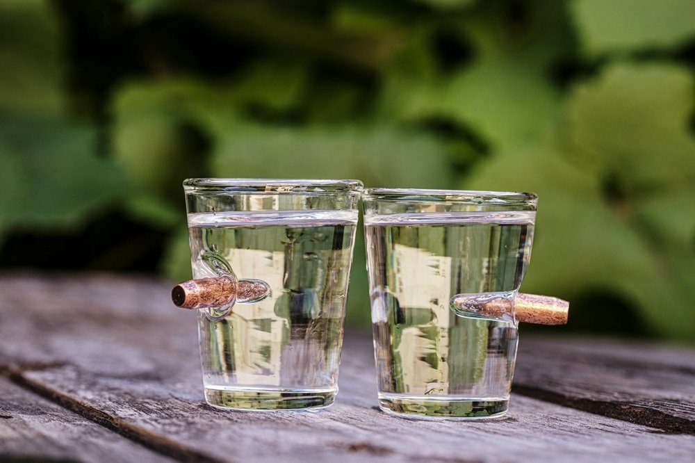 Bulletproof glass 2 pieces
