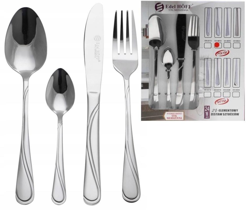 24 piece cutlery for 6 people EDEL HOFF
