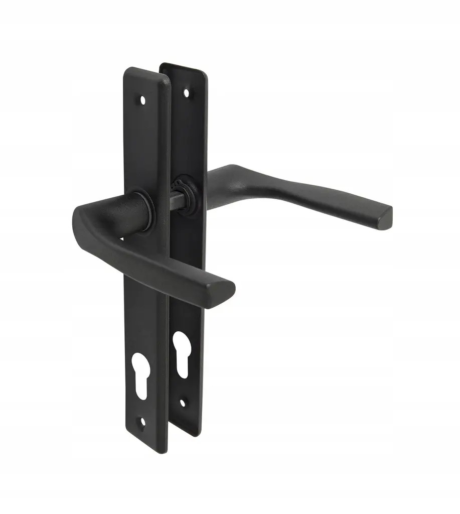 Door handle for doors 90, black key, adgo
