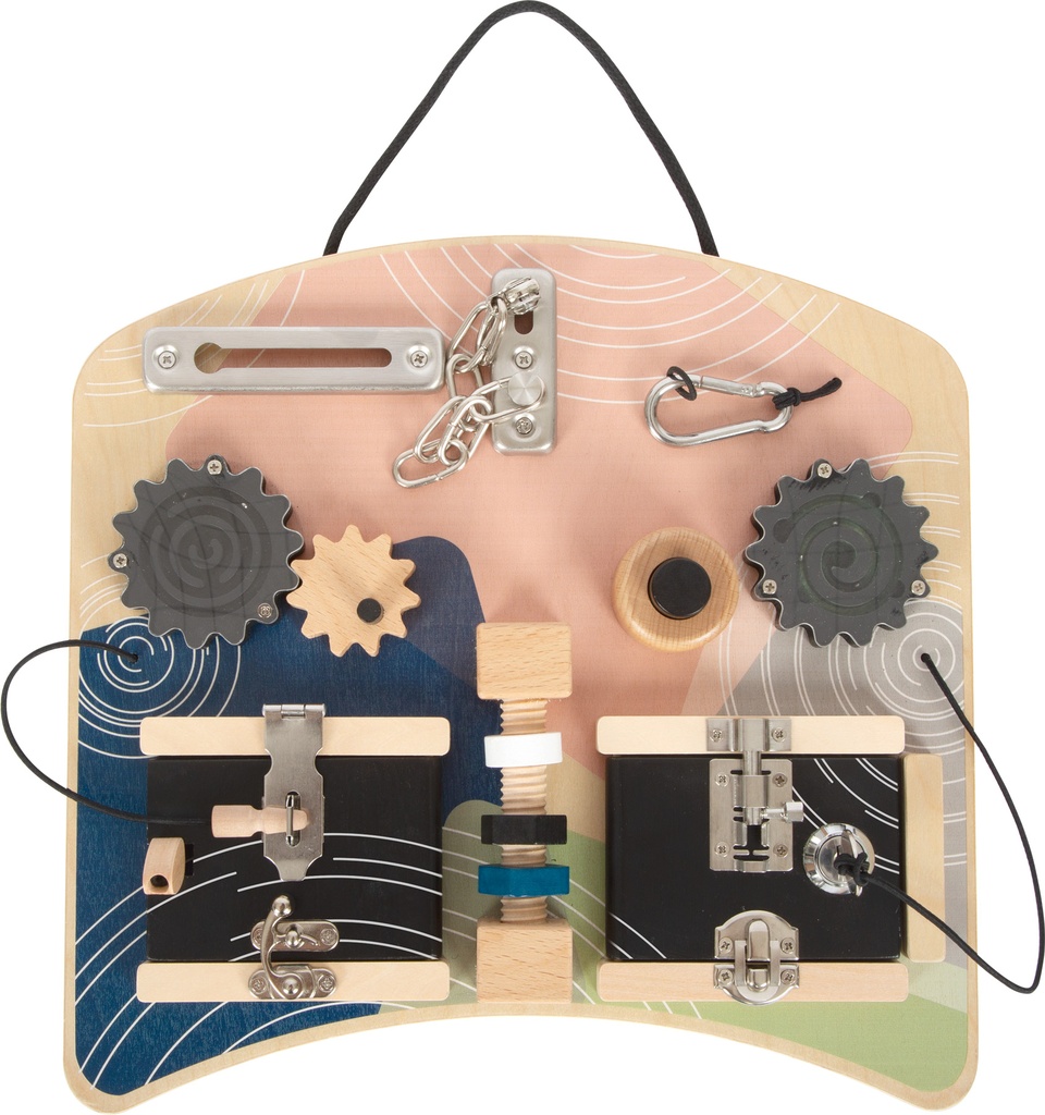 Motor board locks and rotation, 25x30x1.5