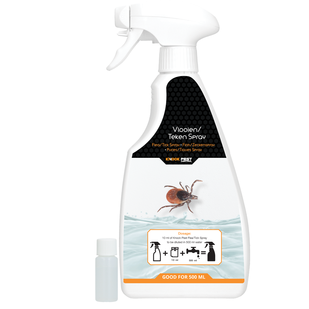 Spray anti-puces/tiques Knock Pest - 500 ml