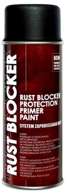 Spray vernis antirouille RUST BLOCKER Gris 7011 400ml