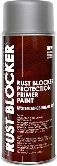 Spray vernis antirouille RUST BLOCKER 9006 argent 400ml