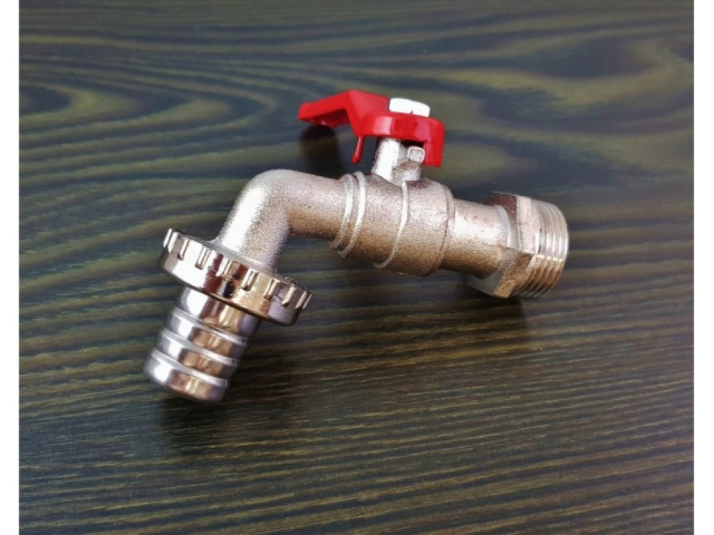 Faucet with 3/4 inch ball valve
