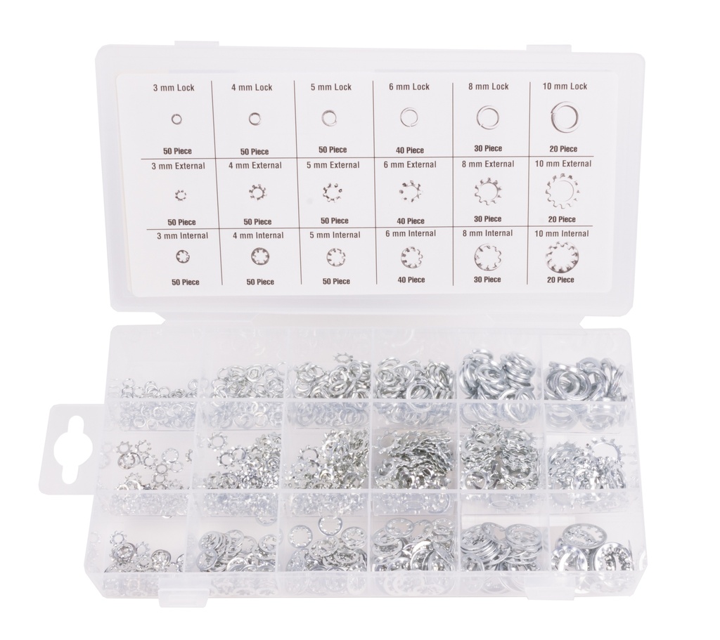 Jeu de bagues à ressort 720 pc