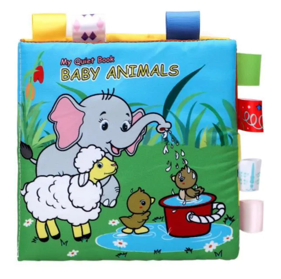 Baby Animals Sensory Fabric Book