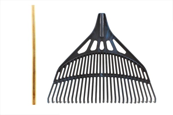 Plastic Leaf Broom 66 cm Handle