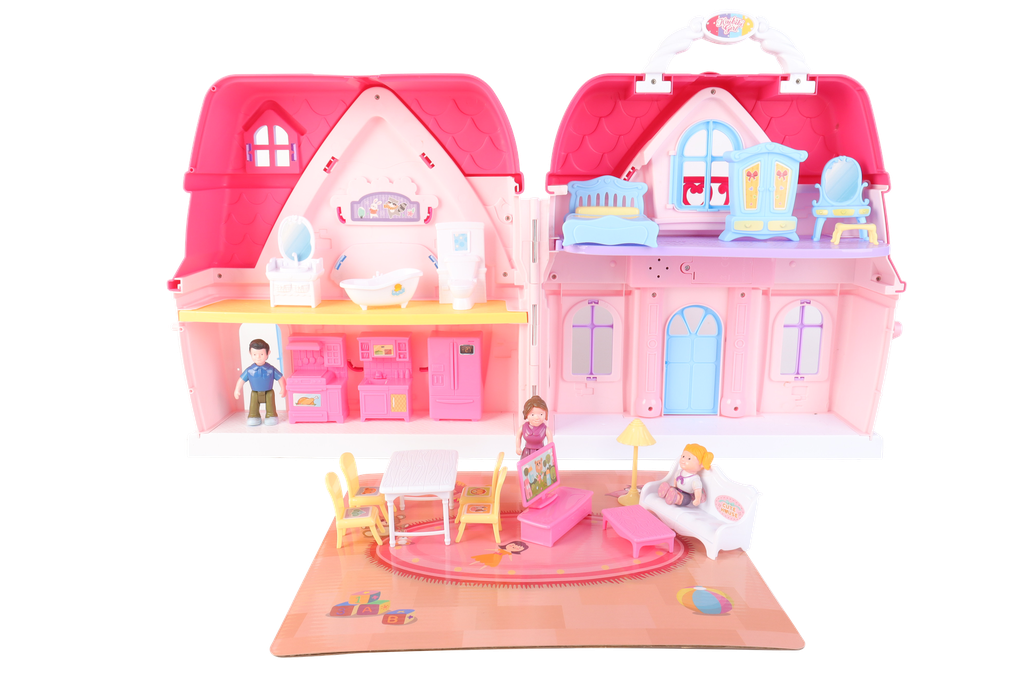 PORTABLE DOLLHOUSE + LIGHT
