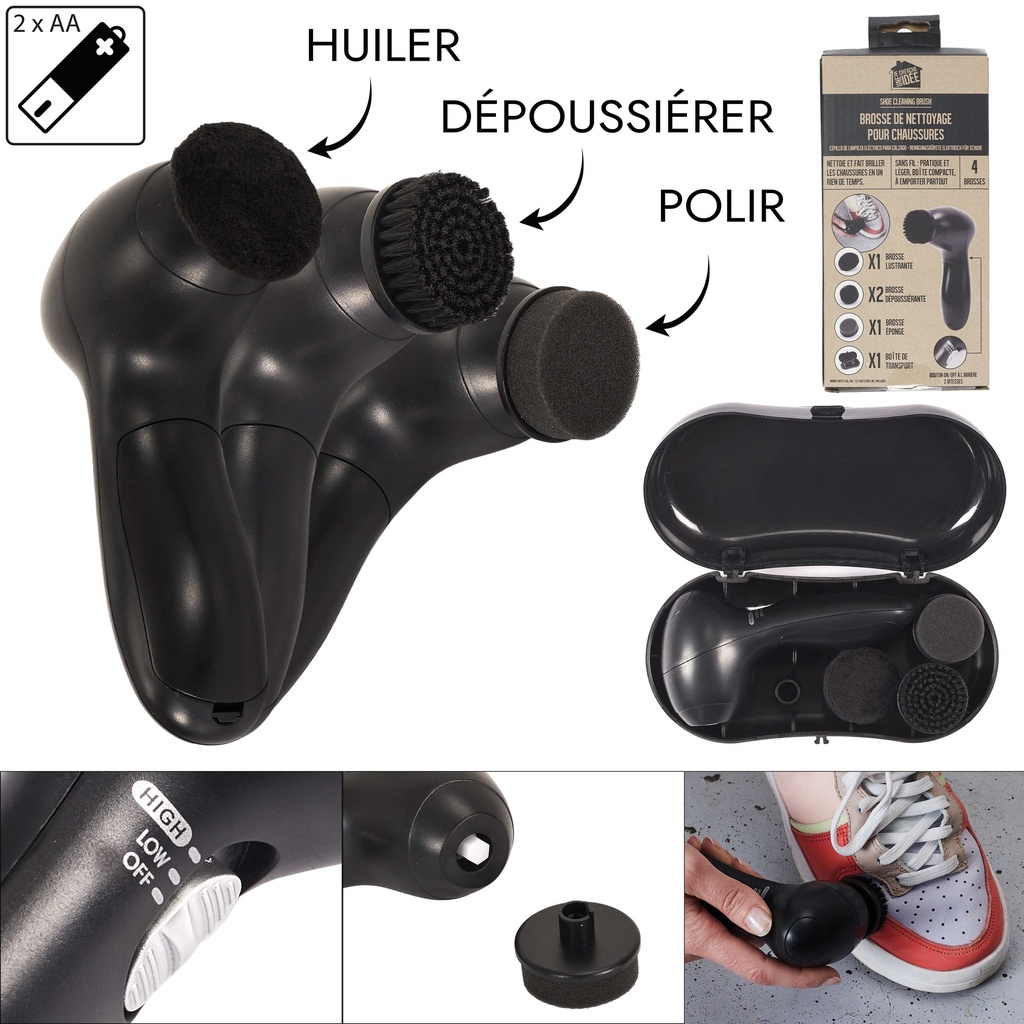 Electric shoe brush