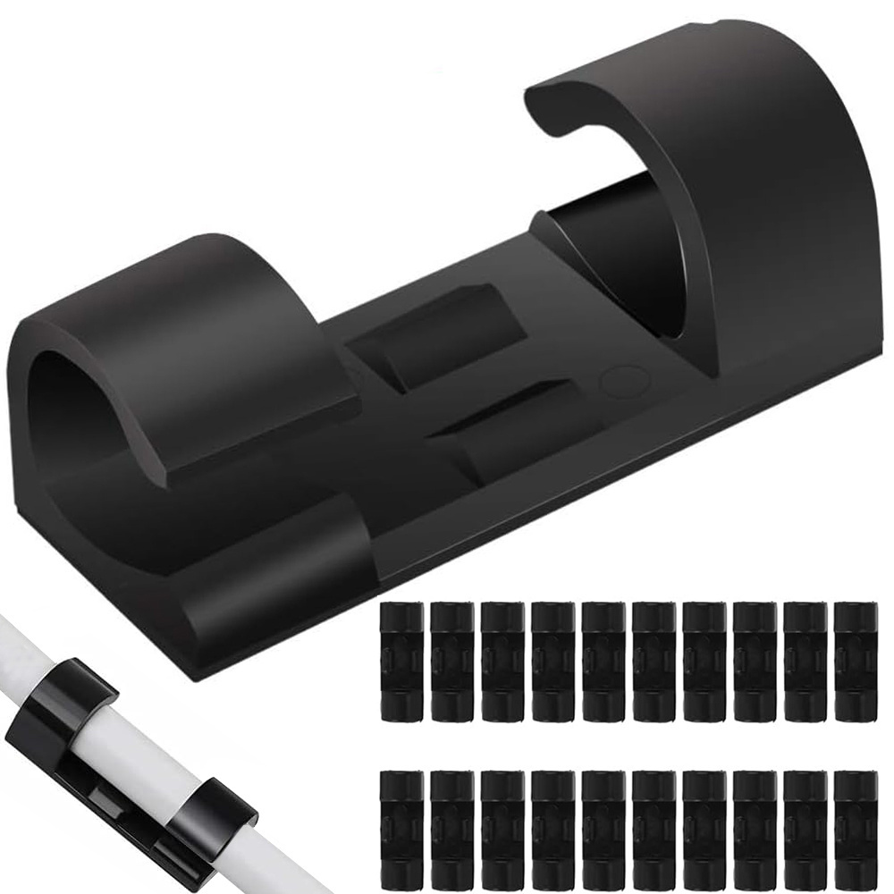Support organisateur pour cables 20 pcs