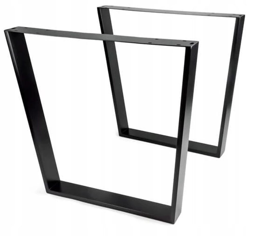 Trapeze legs for table / desk – 780 × 730 mm Black
