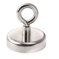 Magnet with eye (eyelet)