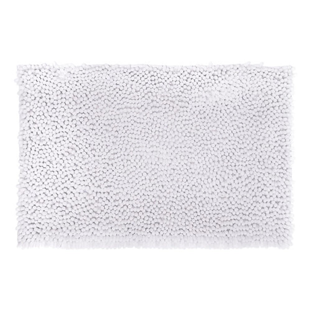 Maxi chenille rug 50x80 cm, white