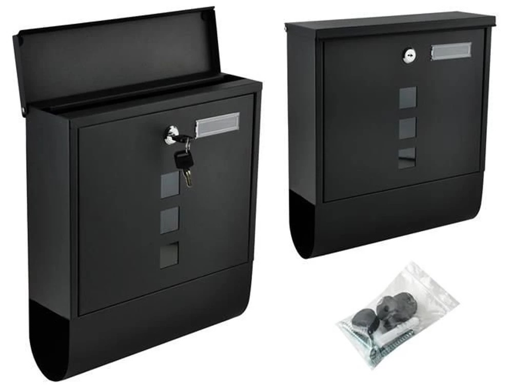 Boite aux lettres double – porte d’entrée métal