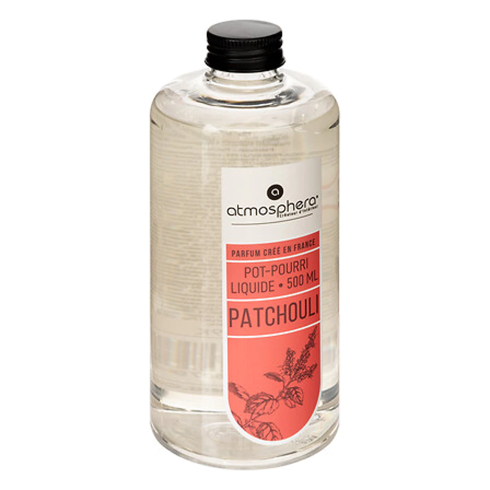 Kili patchouli perfume potpourri refill – 500 ml transparent