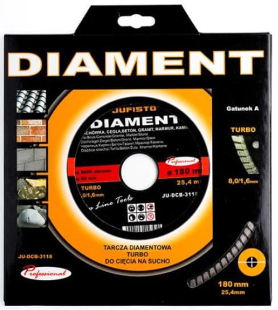 Disque de coupe diamant 180 x 1,8 mm