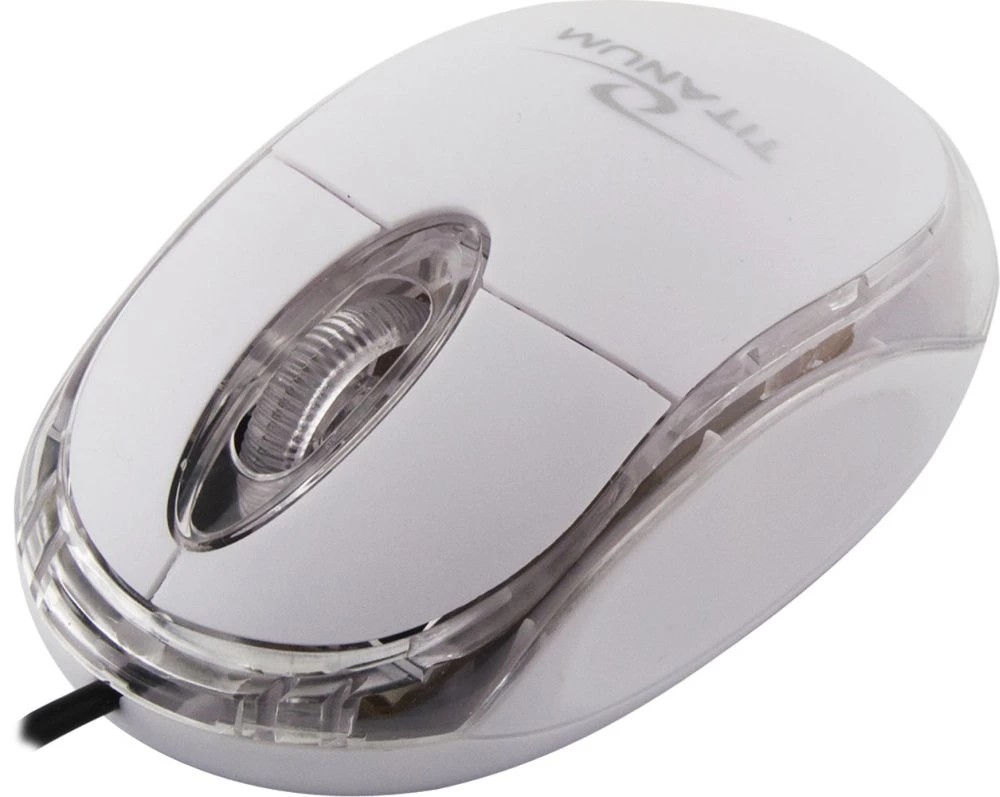 Souris optique filaire USB 3D Raptor – blanche