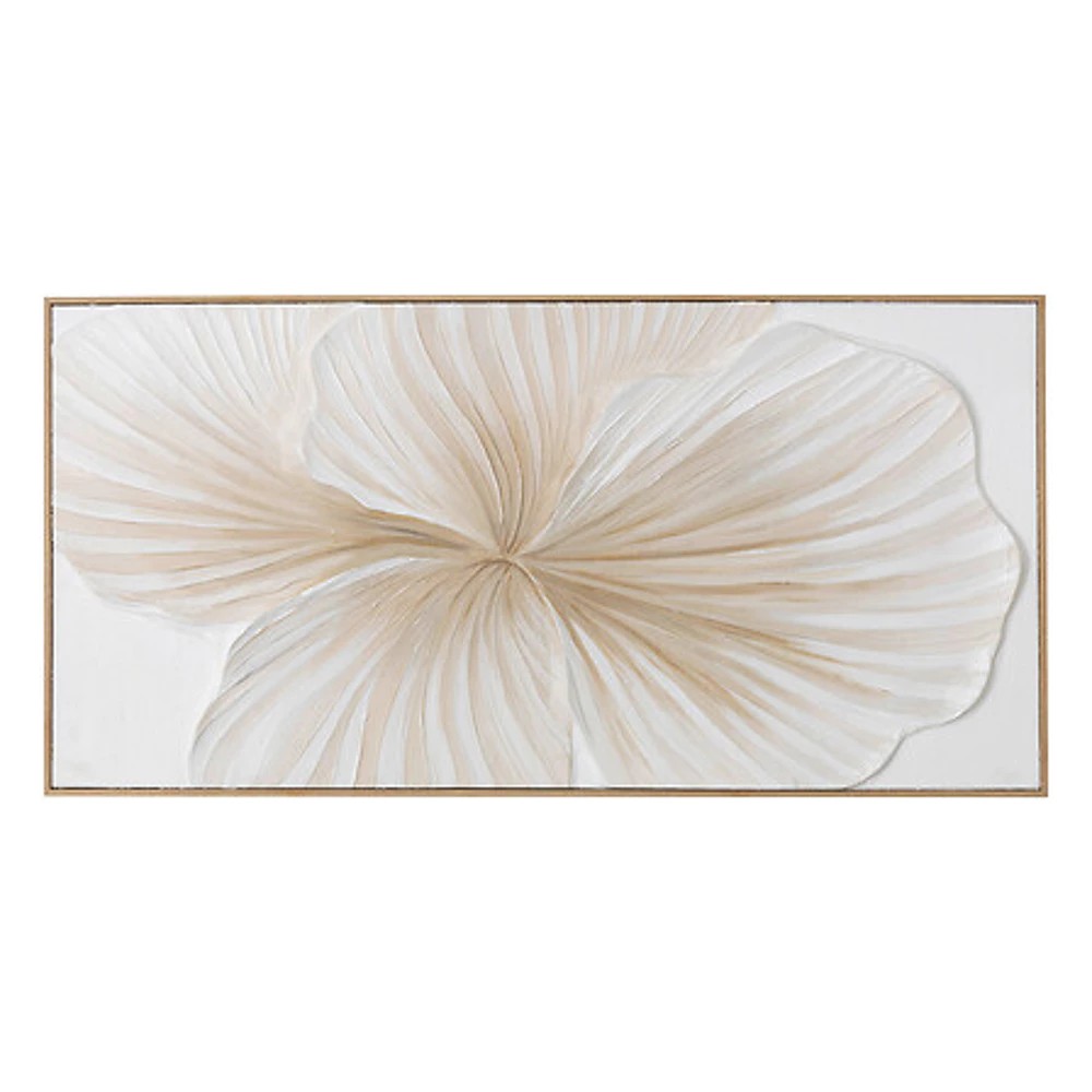 Christina 3D wall decoration 58x118 cm – white