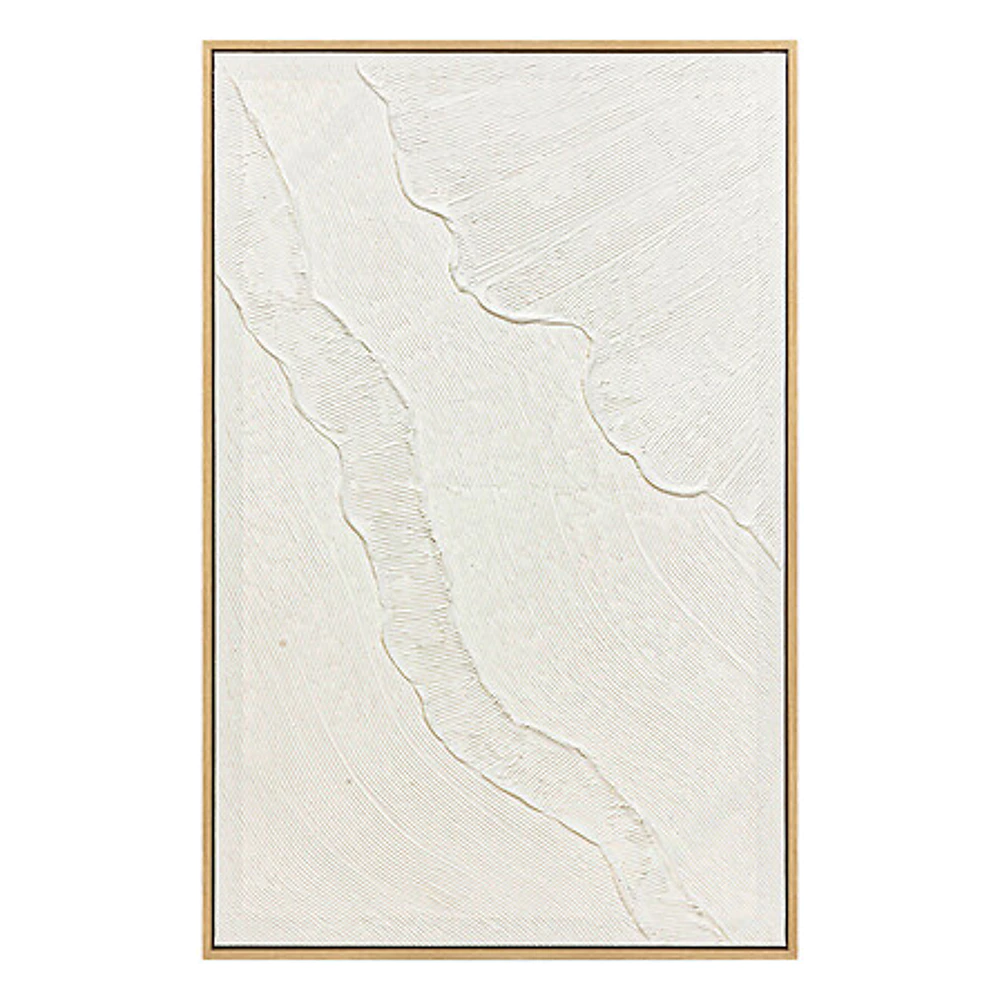3D wall decoration Kohana 116x75 cm – white