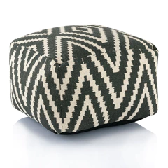 Cube Floor Cushion Pouf Kilim Sitzhocker Style