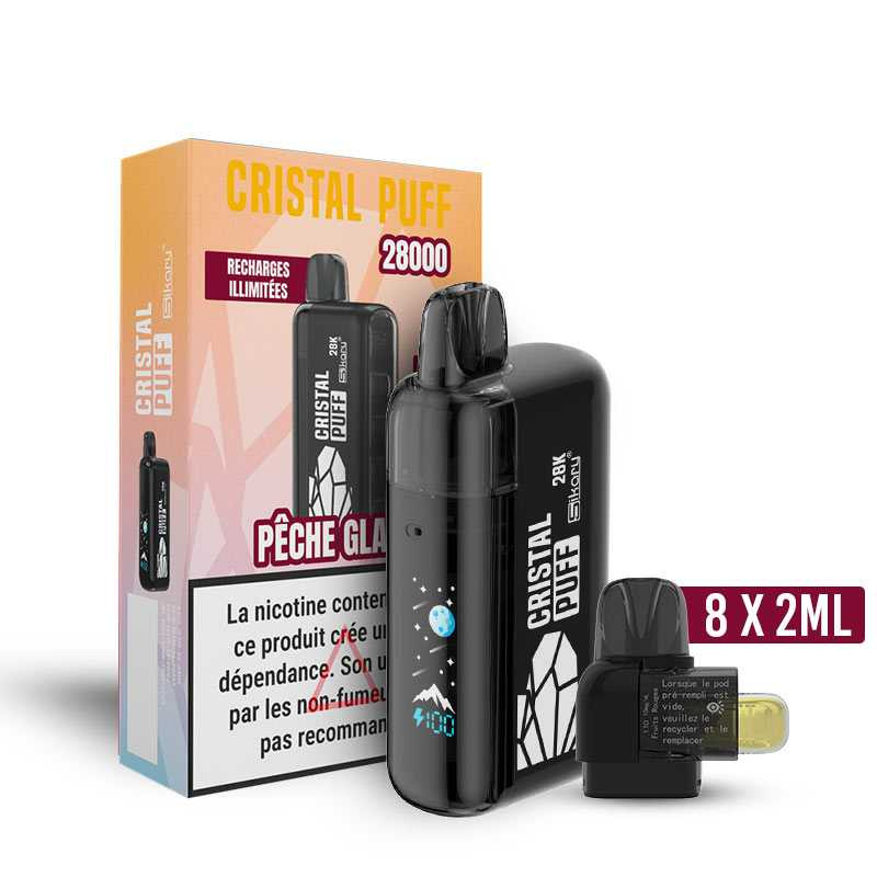PÊCHE GLACÉE - CRISTAL PUFF 28K  