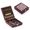 [ZEN3206] Wine accessories box with chessboard