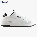[SANDY002_WHITEBLACK41] Ellesse Men's WHITE Sneaker Black Border (41)