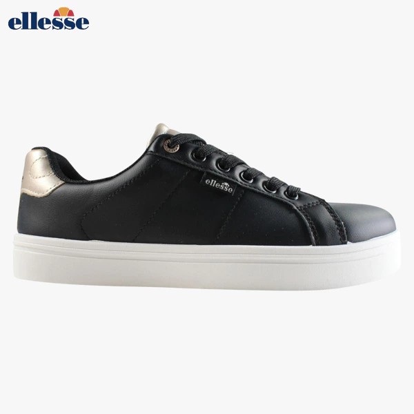 Ellesse Women's Sneaker BLACK Gold Trim