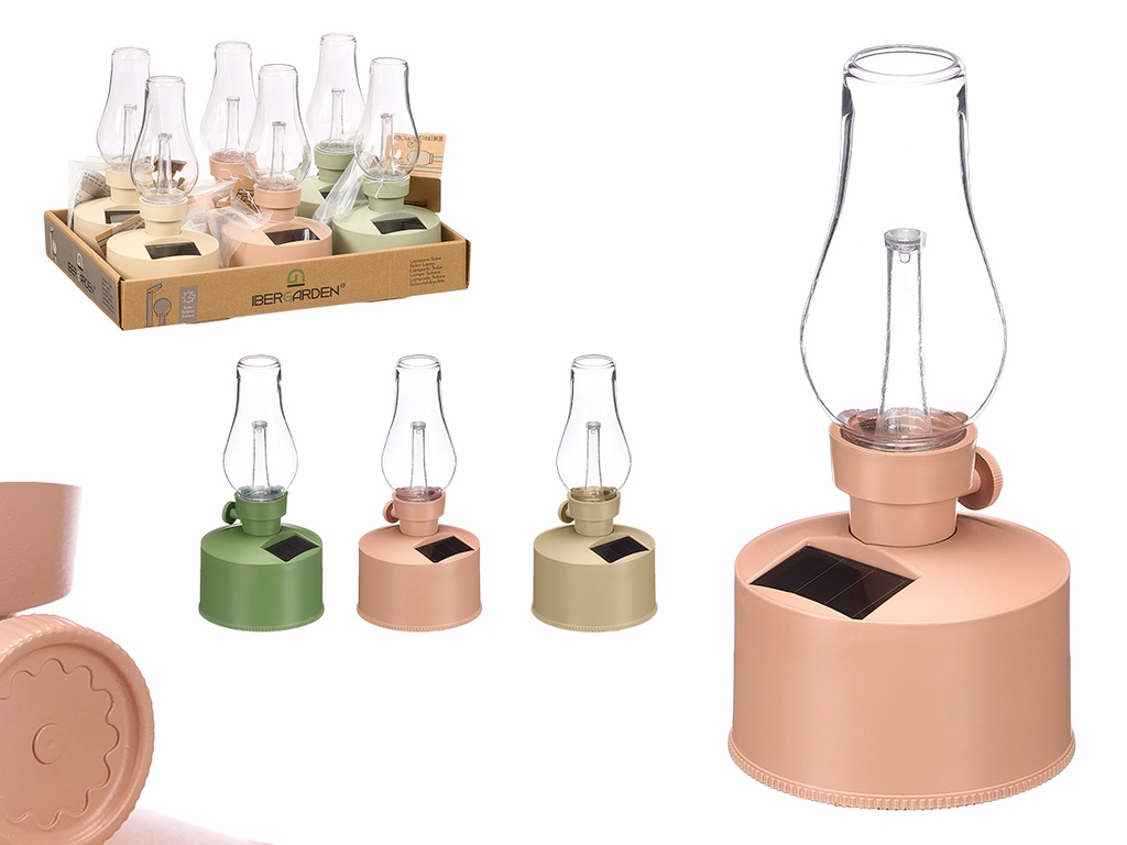 Solar kerosene lamp