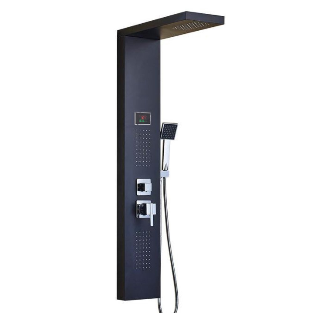 Hydromassage shower system – temperature control