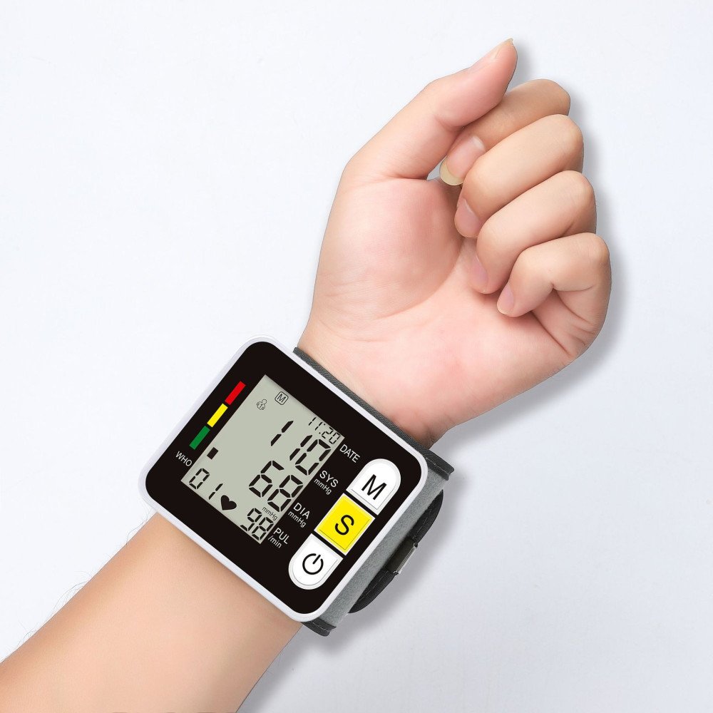 Wrist blood pressure measuring device