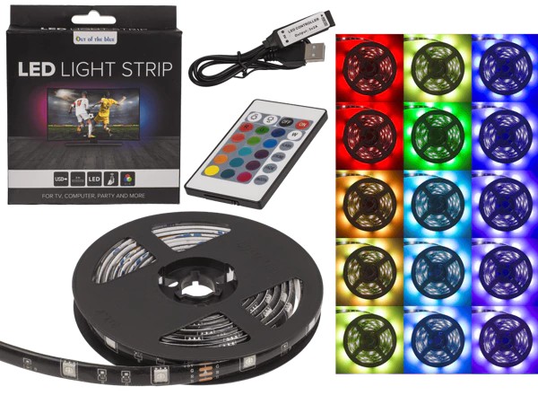 Bandes lumineuses avec LED à changement de couleur
