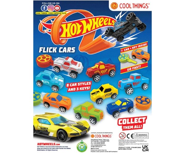 Capsule 50mm. Hot Wheels feuilleter Cars 