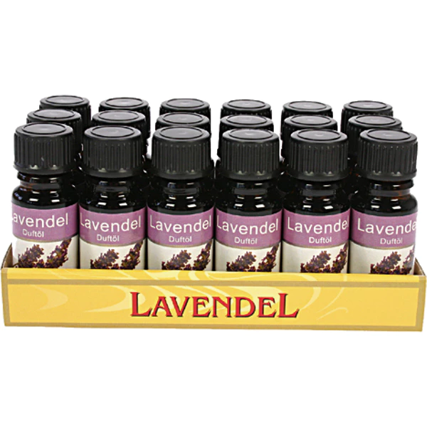 Huile essentielle de lavande bouteille en verre 