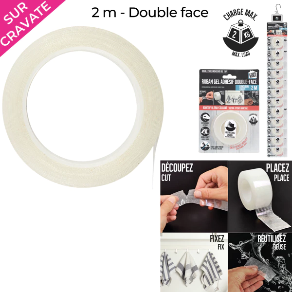 Double-sided adhesive tape 2m