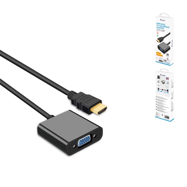 Adaptateur HDMI mâle vers VGA femelle 