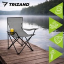 [00023675 ZEN35] Chaise de pêche grise 23675