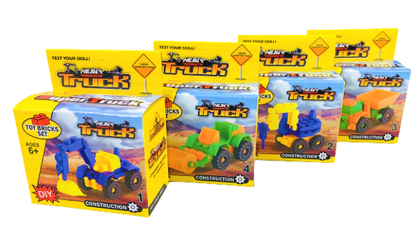 Building blocks construction vehicles