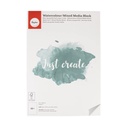 [67360102 ZEN35] Watercolor block / mixed media, FSC Mix Credit, white