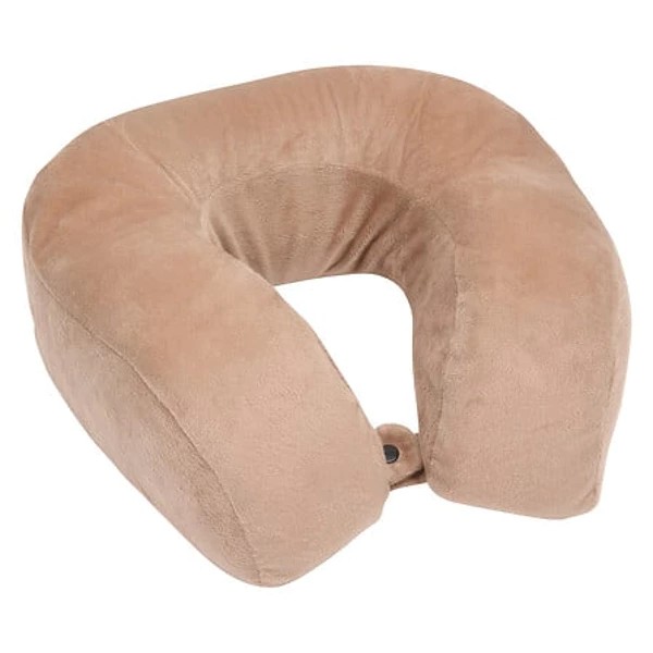 Coussin de cou mémoire de forme, velours
