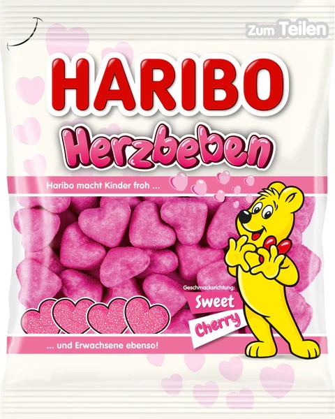 Haribo Heartquake, sachet of 160 g