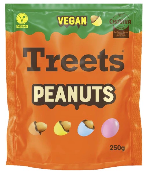 TREETS Vegan Peanuts, 250 g bag