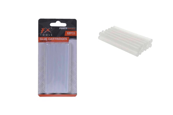 Glue stick 7 mm x 10 cm, 12 pieces